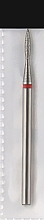 Diamant-Nagelfräser in Geschossform L-8 mm 1,6 mm rot - Head The Beauty Tools — Bild N1