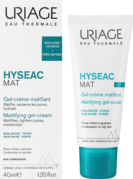 Mattierende Feuchtigkeitsemulsion - Uriage Hyseac Mat Mattifying Moisturizing Emulsion  — Bild N2