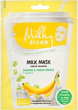 Tuchmaske Banane und Grüner Kaffee - Milky Dream — Bild N1