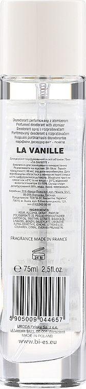 Bi-Es La Vanille - Parfümiertes Deodorant-Spray — Bild N4