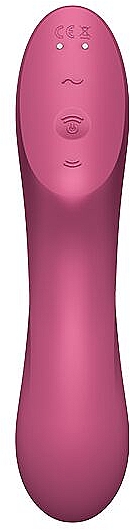 Vakuum-Vibrator und G-Punkt-Stimulator 17.5x5.3 cm rot - Satisfyer Curvy Trinity 3 — Bild N3