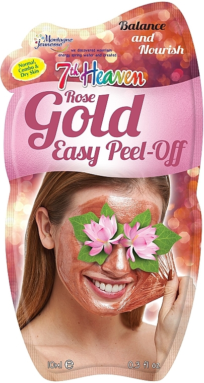 Peeling-Maske - 7th Heaven Rose Gold Easy Peel-Off Face Mask — Bild N1