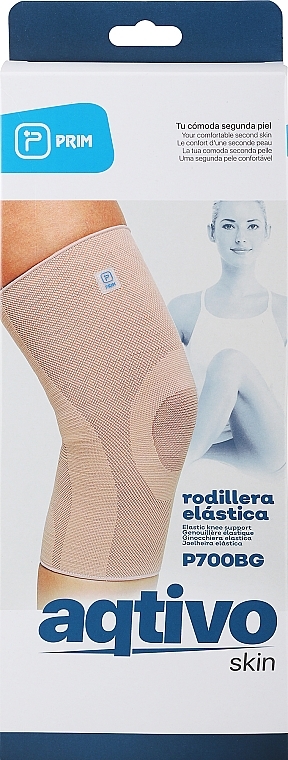 Elastische Kniegelenkbandage Größe M - Prim Aqtivo Skin P700BG  — Bild N1