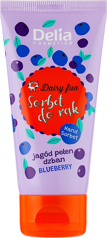 Sorbet für die Hände Volles Glas Blaubeeren - Delia Dairy Fun — Bild N1