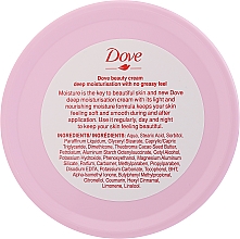 Feuchtigkeitsspendende und pflegende Körpercreme - Dove Beauty Cream — Bild N4