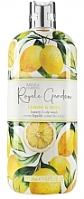 Duschgel mit Zitrone und Basilikum  - Baylis & Harding Royale Garden Lemon & Basil Body Wash  — Bild N1