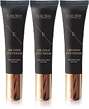 Düfte, Parfümerie und Kosmetik Augenpflegeset - Eclat Skin London Gold 24K (Augencreme 3x15ml)