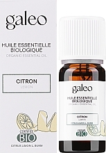 Organisches ätherisches Öl mit Zitrone - Galeo Organic Essential Oil Lemon — Bild N2