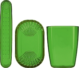 Toilettenset 42058 transparent-grün - Top Choice Set (accessory/3pcs) — Bild N1