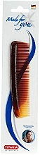Haarkamm für Männer 12,5 cm braun - Titania Havannah — Bild N2