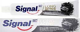Düfte, Parfümerie und Kosmetik Zahnpasta mit Aktivkohle Long Active - Signal Long Active Nature Elements Charcoal