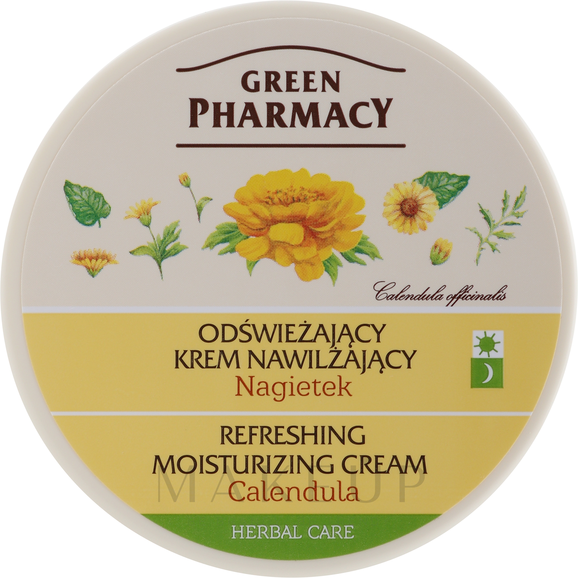 Erfrischende und feuchtigkeitsspendende Gesichtscreme mit Ringelblume - Green Pharmacy Refreshing And Moisturizing Cream — Foto 150 ml