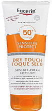 Düfte, Parfümerie und Kosmetik Sonnenschutz-Gelcreme - Eucerin Sun Gel Cream Dry Touch SPF50
