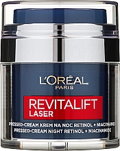 Düfte, Parfümerie und Kosmetik Revitalisierende Nachtcreme mit Retinol und Niacinamid - L'oreal Paris Revitalift Laser Retinol + Niacynamid Night Cream