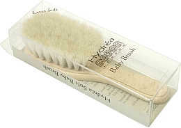 Babybürste mit Ziegenborsten - Hydrea London Extra Soft Baby Brush With Soft Goats Hair Bristles — Bild N2