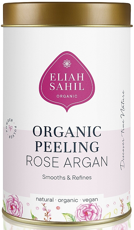 Glättendes und weichmachendes Bio Körperpeeling mit Rose und Argan - Eliah Sahil Organic Peeling Rose Argan — Bild N1