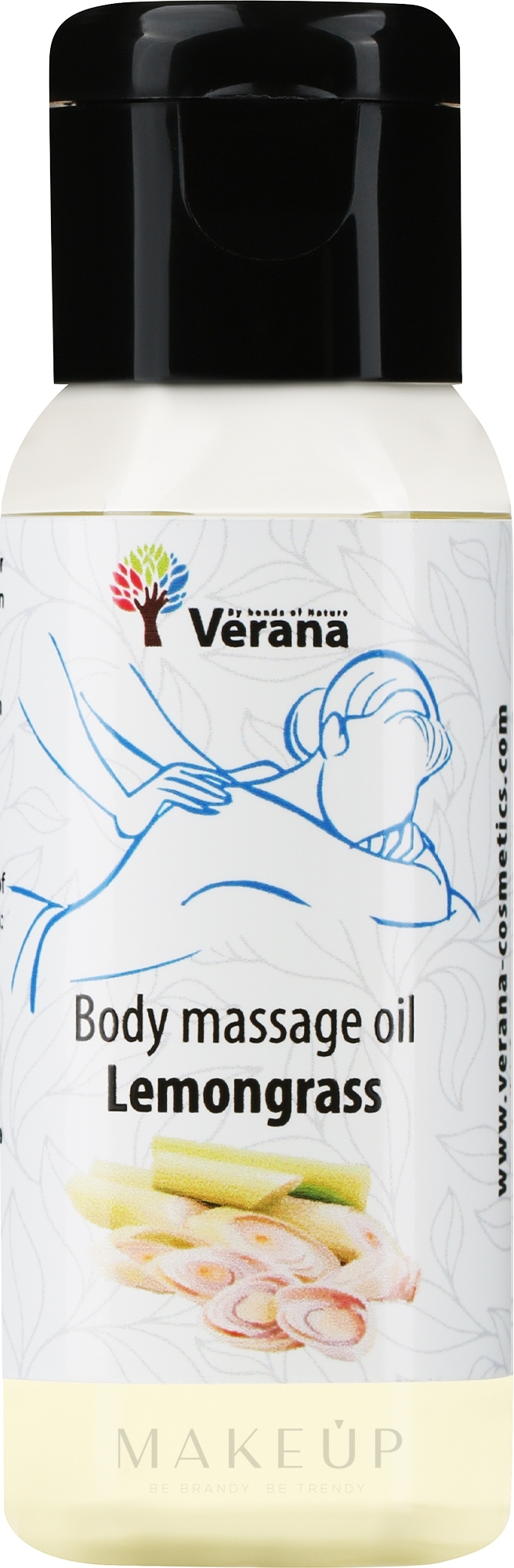 Körpermassageöl Lemongrass - Verana Body Massage Oil  — Bild 30 ml