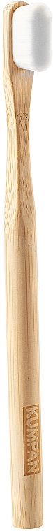 Zahnbürste aus Bambus M07 mit Mikrofaserborsten - Kumpan Bamboo Toothbrush — Bild N1