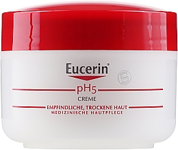 Düfte, Parfümerie und Kosmetik Stärkende und feuchtigkeitsspendende Gesichtscreme mit Dexpanthenol - Eucerin pH5 Creme