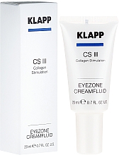 Düfte, Parfümerie und Kosmetik Pflegendes Creme-Fluid für die empfindliche Augenpartie mit Kollagen - Klapp Collagen CSIII Eye Zone Cream Fluid