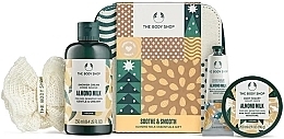 Set 5 St. - The Body Shop Soothe & Smooth Almond Milk Essentials Gift — Bild N1