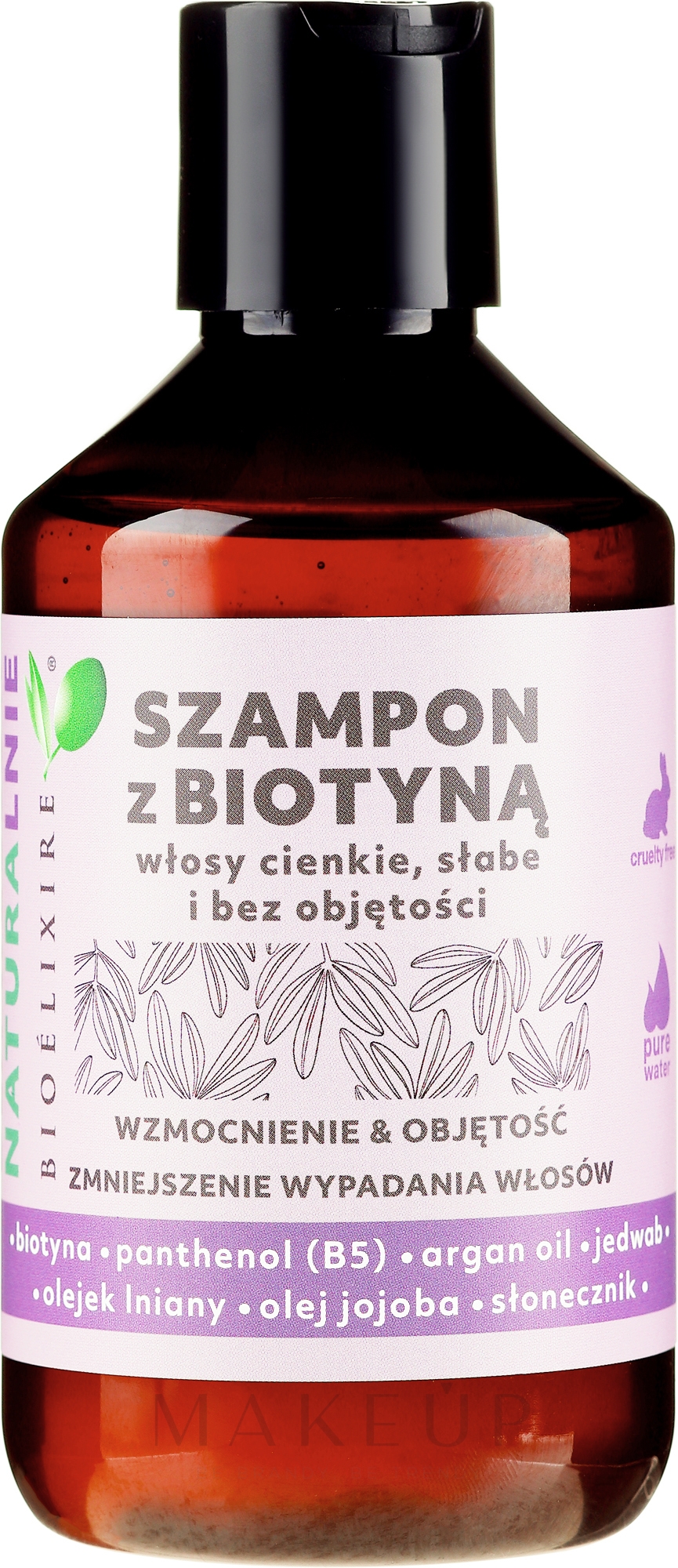 Shampoo mit Biotin für dünnes und schwaches Haar - Bioelixire — Bild 300 ml