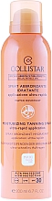 Düfte, Parfümerie und Kosmetik Feuchtigkeitsspendendes Bräunungsspray - Collistar Moisturizing Tanning Spray SPF30 200ml