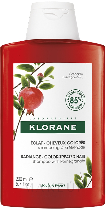 Farbschutz-Shampoo für coloriertes Haar mit Granatapfel - Klorane Shampoo with Pomegranate — Foto 200 ml