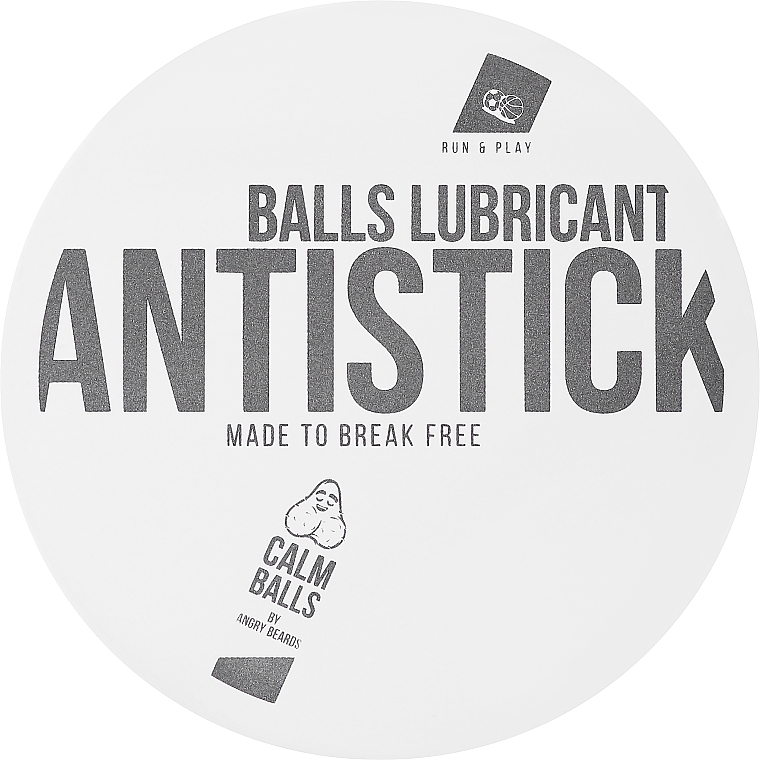 Sportgleitmittel für den Intimbereich - Angry Beards Antistick Balls Lubricant  — Bild N2