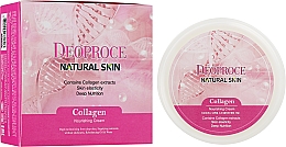 Regenerierende Anti-Aging-Gesichtscreme mit Kollagen, Hyaluronsäure und Vitamin E - Deoproce Natural Skin Collagen Nourishing Cream — Bild N1