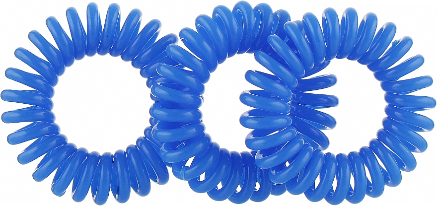 Spiral-Haargummis blau - EZ Bobbles — Bild N1