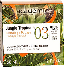 Körperpeeling mit Papayaextrakt - Academie Jungle Tropicale Body Scrub Tropical Nectar — Bild N2