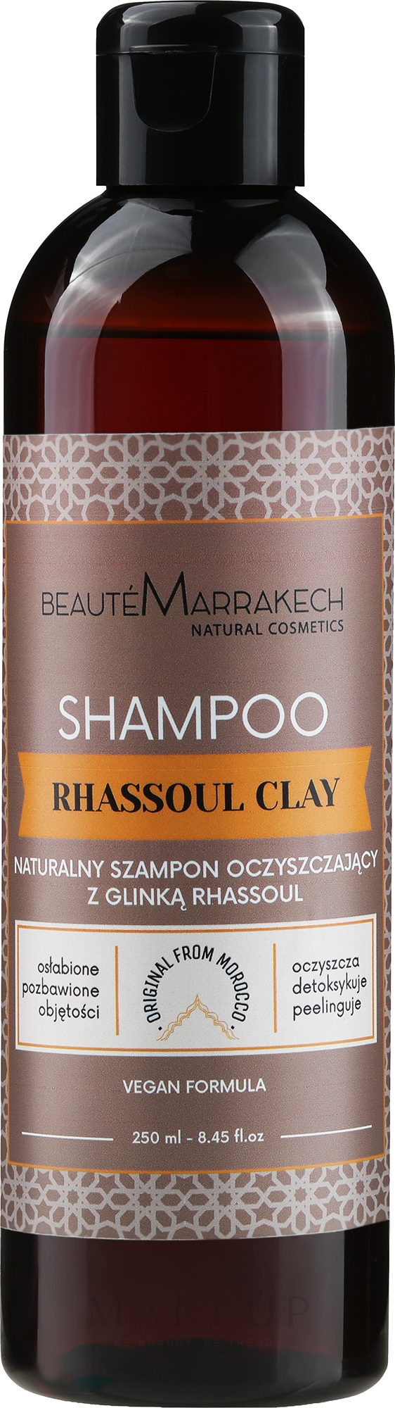 Shampoo mit Rhassoul und Arganöl - Beaute Marrakech — Foto 250 ml