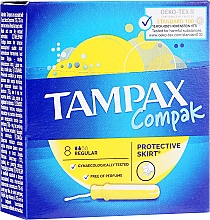 Düfte, Parfümerie und Kosmetik Tampons mit Applikator 8 St. - Tampax Compak Regular