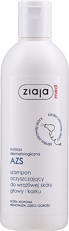 Reinigungsshampoo - Ziaja Med Cleansing Shampoo For Sensitive Scalp And Neck
