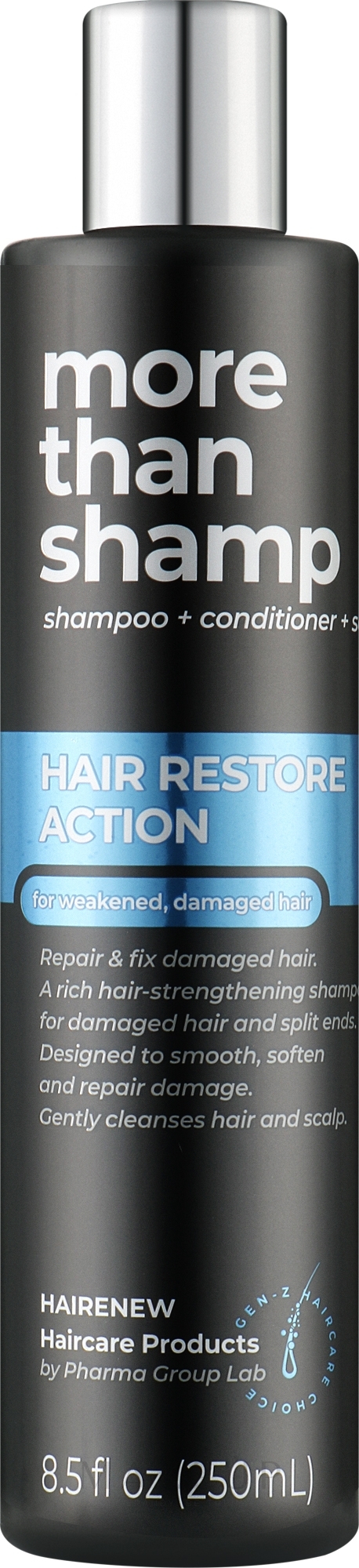 Haarshampoo Express-Wiederherstellung - Hairenew Hair Restore Action Shampoo — Bild 250 ml