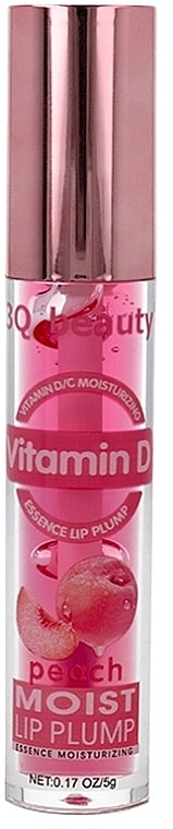 Lipgloss Pfirsich - 3Q Beauty Vitamin D Moist Lip Plump Peach  — Bild N1