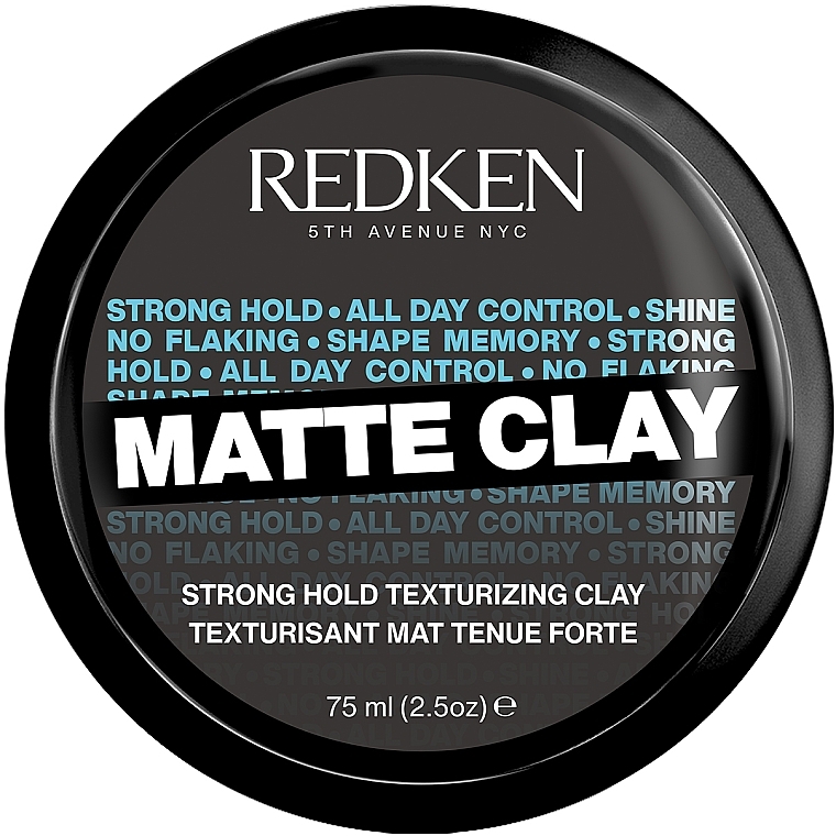 Modellierende Paste starke Fixierung - Redken Rough Clay Matte Texturizer 20 — Bild N1