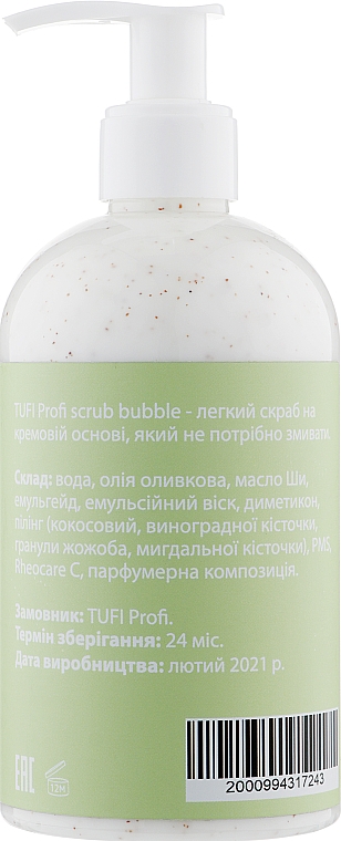 Handpeeling Buble - Tufi Profi Scrub — Bild N4