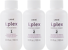 Set zur Haarregeneration für den professionellen Gebrauch Testversion - Lakme I.Plex Salon Trial Kit (Haarbehandlung 3x100ml) — Bild N2