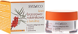 Gesichtscreme mit Betulin, Birken- und Sanddornextrakt für empfindliche, trockene und neurodermische Haut - Sylveco Hypoallergic Birch Day And Night Cream — Bild N1