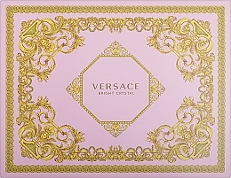 Düfte, Parfümerie und Kosmetik Versace Bright Crystal - Duftset (Eau de Toilette 50ml + Körperlotion 50ml + Duschgel 50ml) 