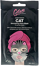 Düfte, Parfümerie und Kosmetik Tuchmaske für das Gesicht Kater - Glam Of Sweden Smoothing Face Mask Cat
