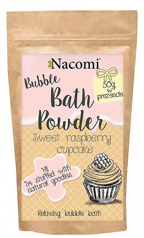 Badepuder mit Himbeertörtchen Duft - Nacomi Sweet Raspberry Cupcake Bath Powder