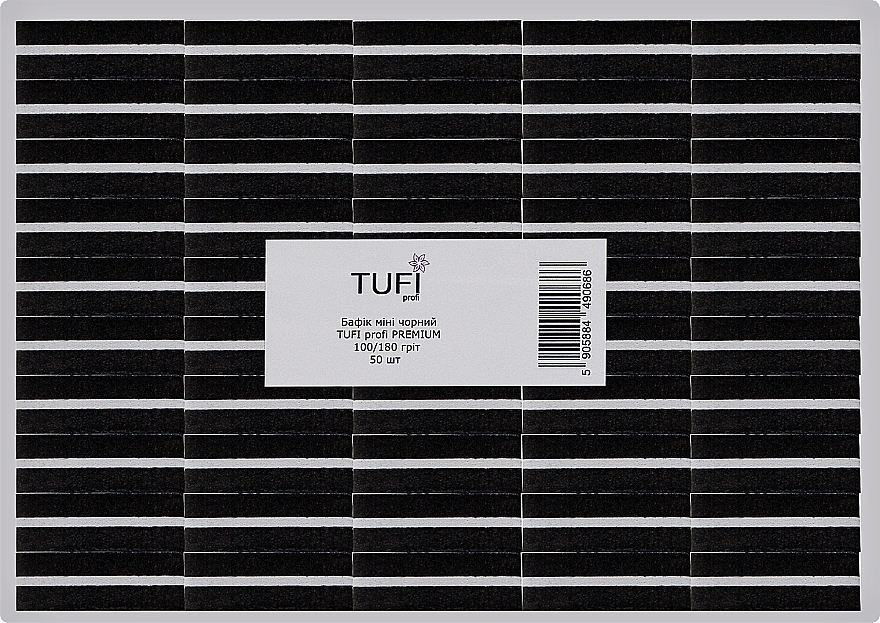 Bufferfeile Körnung 100/180 schwarz 50 St. - Tufi Profi  — Bild N2