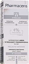 Intensiv aufhellende Nachtcreme mit 4% Niacinamid - Pharmaceris Melacyd Intense Whitening Night Face Cream — Bild N2