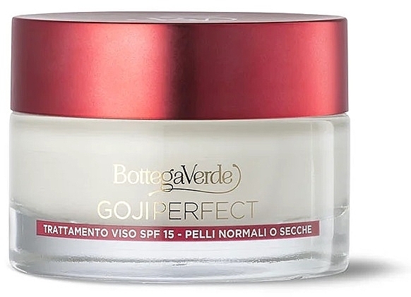 Gesichtscreme - Bottega Verde Goji Perfect Intensive Anti-Wrinkle And Antioxidant Treatment SPF15 — Bild N2