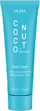 Düfte, Parfümerie und Kosmetik Aufhellende Körpercreme - Pupa Coconut Lovers Body Cream