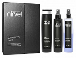 Düfte, Parfümerie und Kosmetik Set - Nirvel Professional Longevity (cond/250ml + shm/250ml + emulsion/250ml)