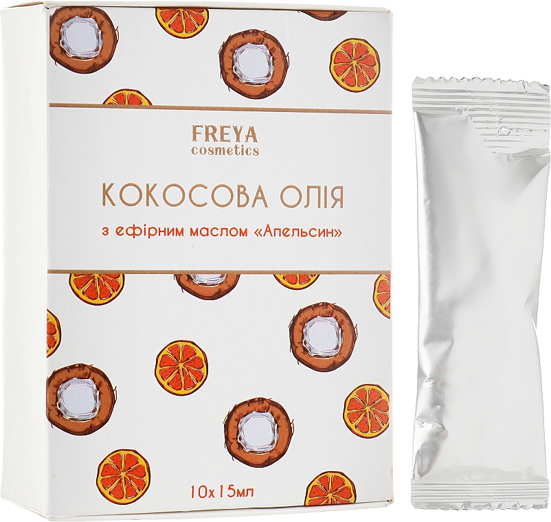 Kokosöl mit ätherischem Orangenöl - Freya Cosmetics — Bild N1